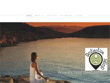 Tablet Screenshot of destinationyoga.net